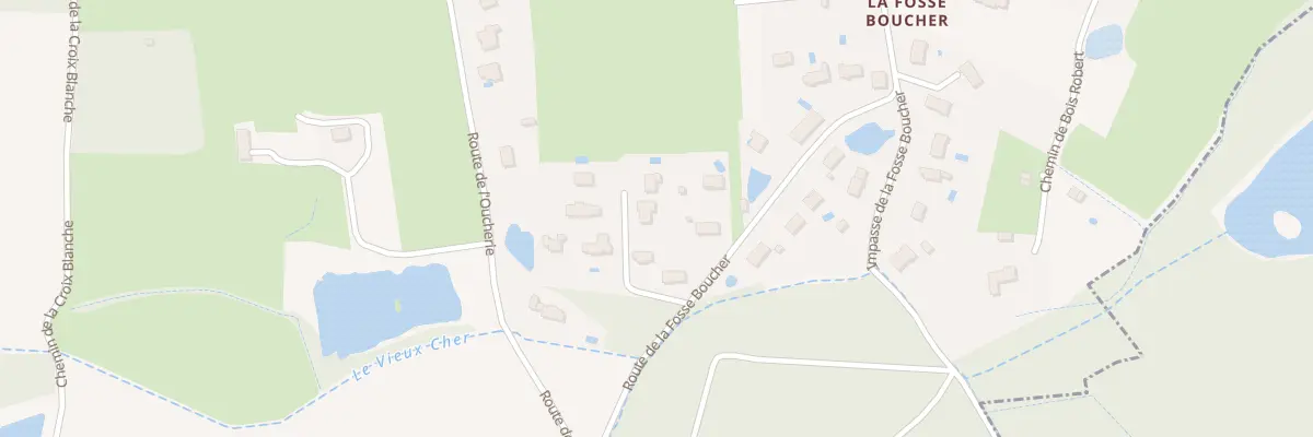 Plan du 4 All de la Fosse Boucher à Savonnières