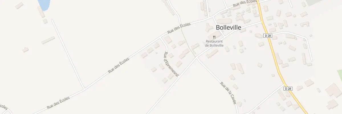 Plan du 3 Rue d’Epremesnil à Bolleville