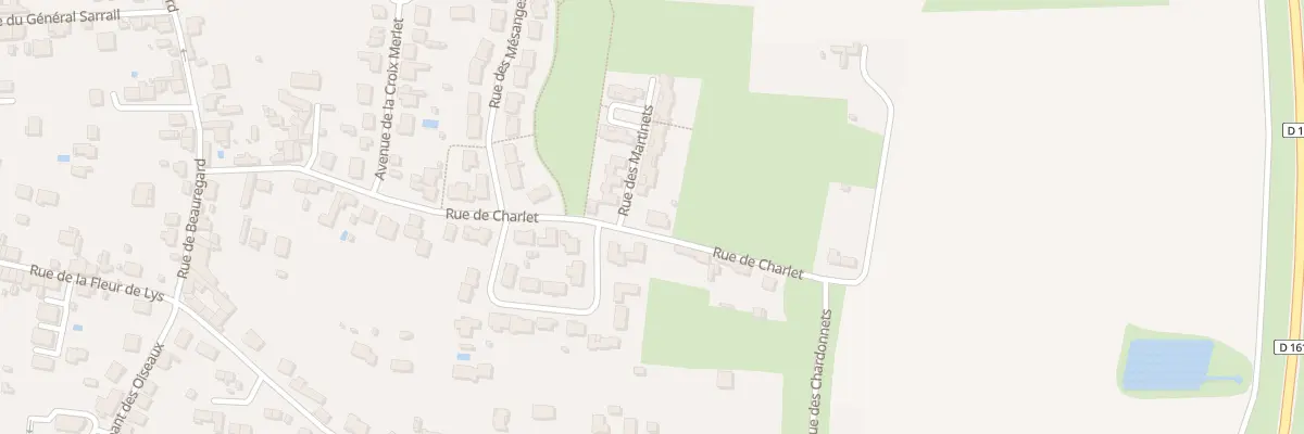 Plan du 61 Rue de Charlet à Châtellerault