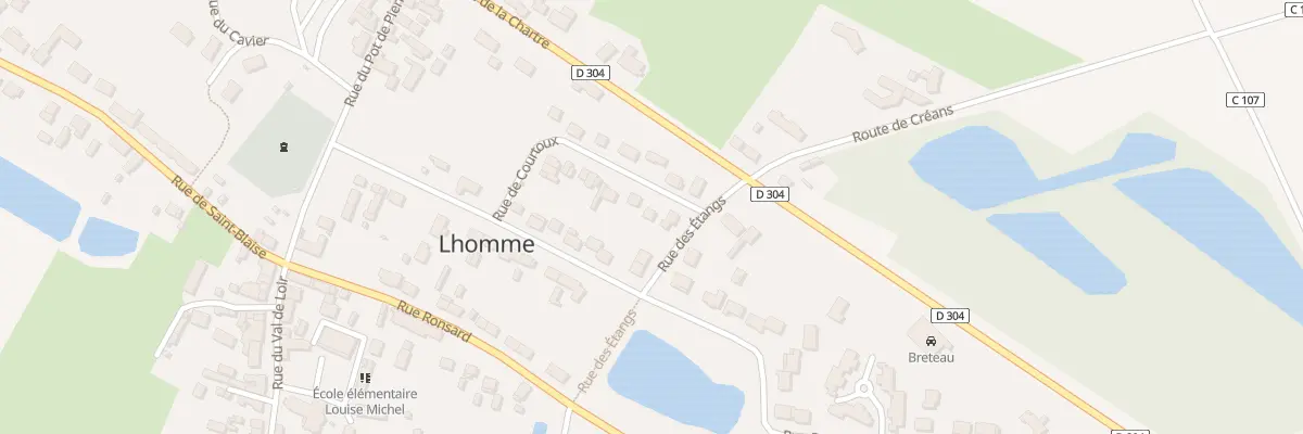 Plan du 16 Rue de Courtoux à Lhomme