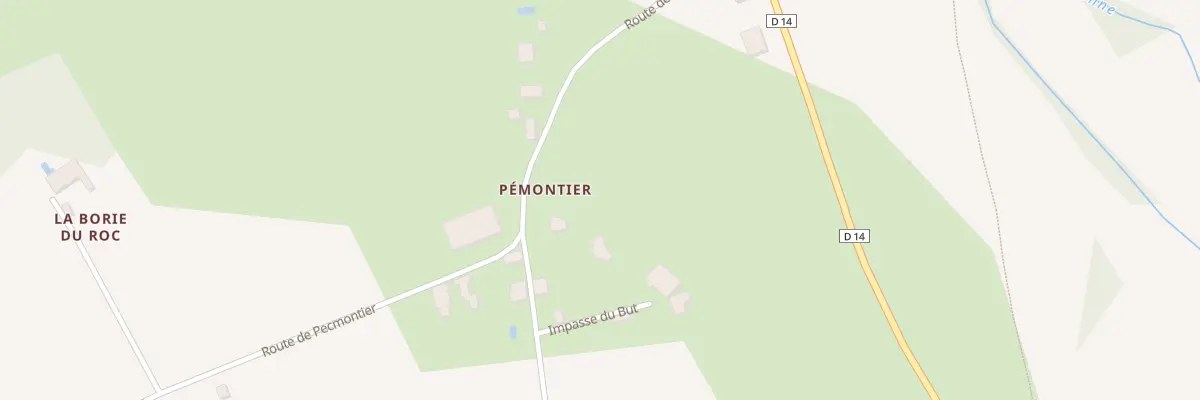 Plan du 10 Pecmontier à Saint-Cernin-de-Labarde
