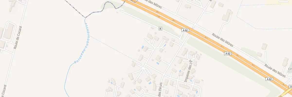 Plan du 7 Rue des Marguerites à Roquefort