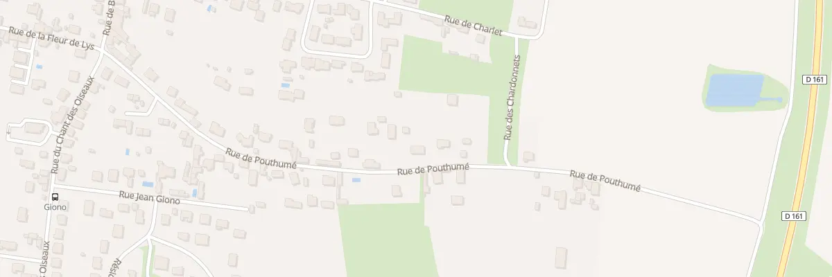 Plan du 45 Rue de Pouthume à Châtellerault