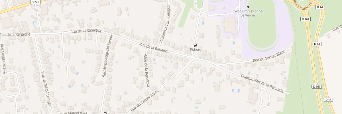 Plan du 112 Rue de la Renaitrie à Châtellerault