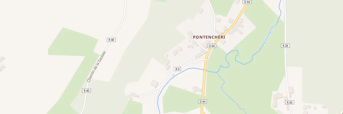 Plan du 5381 Pontencheri à Courdemanche