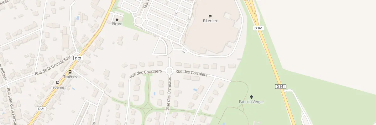Plan du 38 Rue des Cormiers à Châtellerault