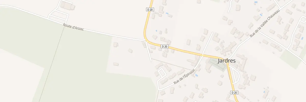 Plan du 13 Rue de la Pascalière à Jardres