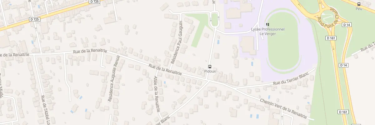 Plan du 107 Rue de la Renaitrie à Châtellerault