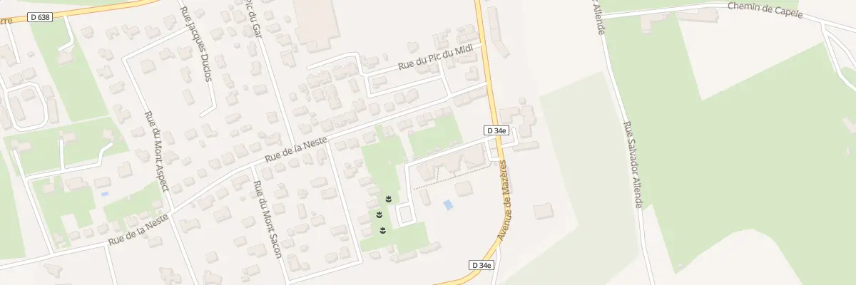 Plan du 7 Rue de la Neste à Montréjeau
