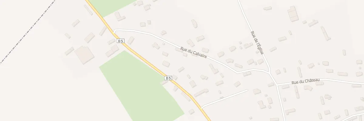 Plan du 28 Rte de Theuville à Gerponville