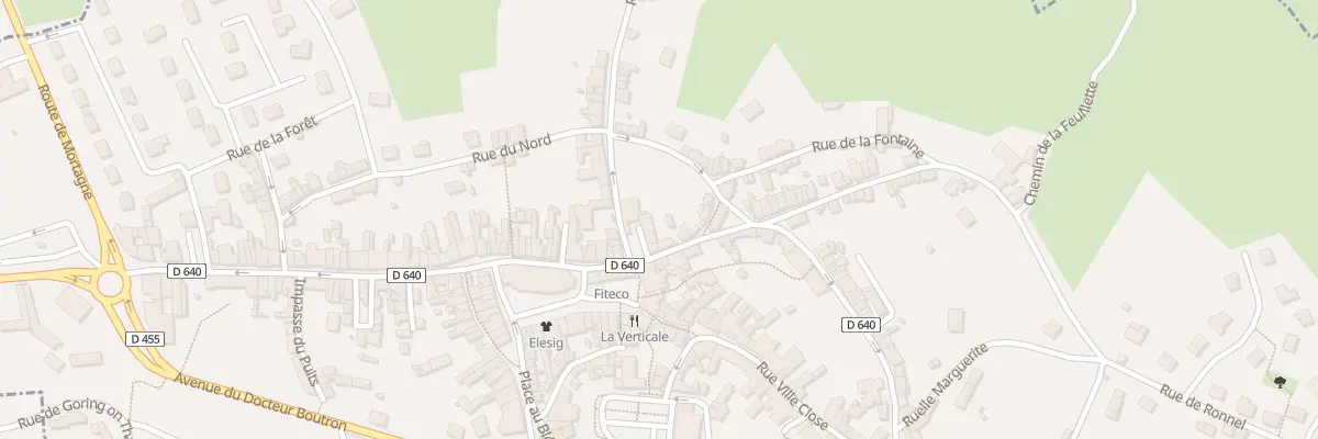 Plan du 2 Pl Liégeard à Bellême