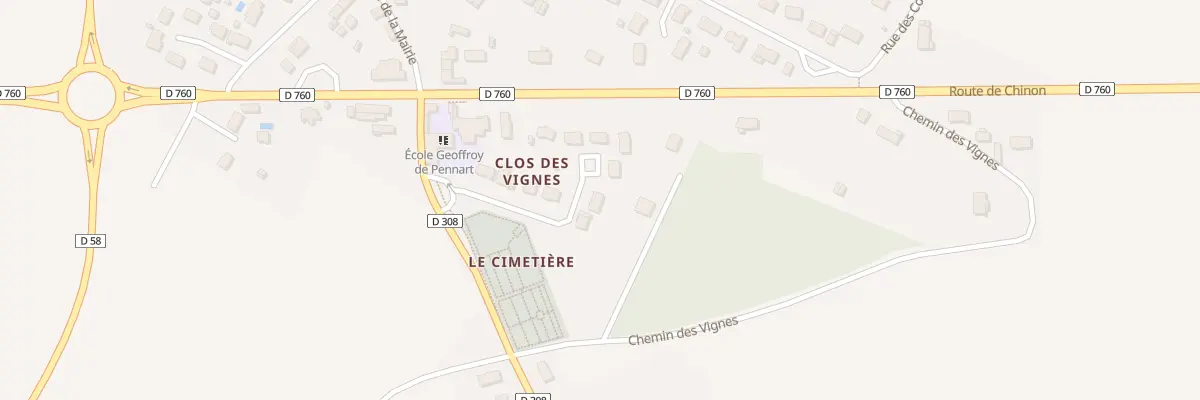 Plan du 9 Clos des Vignes à Noyant-de-Touraine