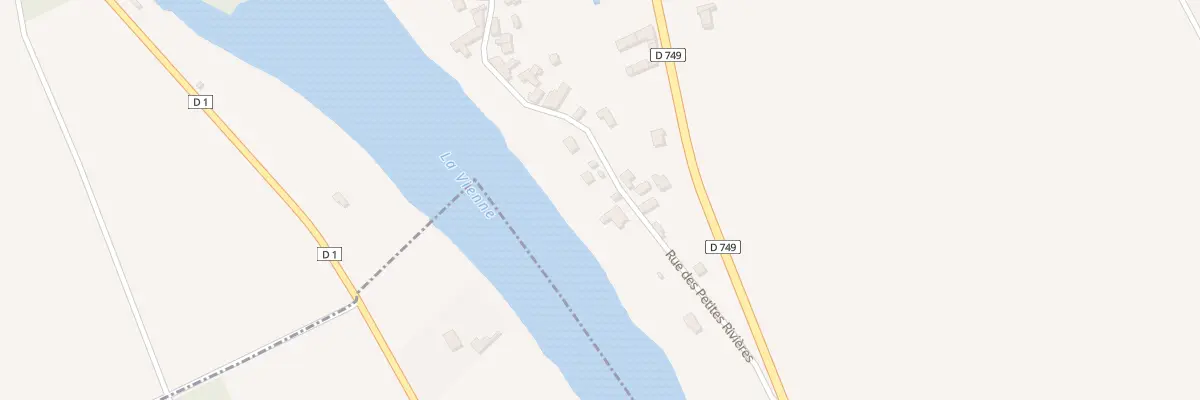 Plan du 8 Rue des Petites Rivieres à Vouneuil-sur-Vienne