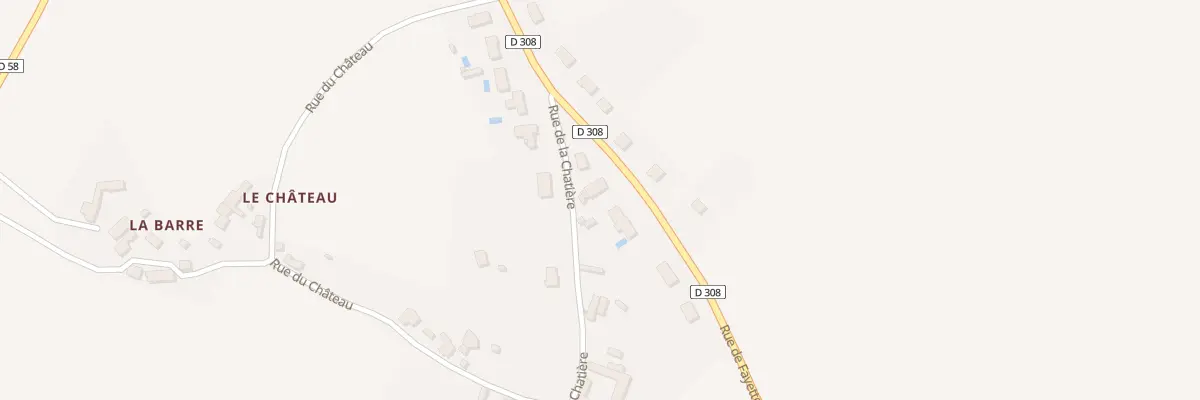 Plan du 2 Rue de la Chatiere à Noyant-de-Touraine