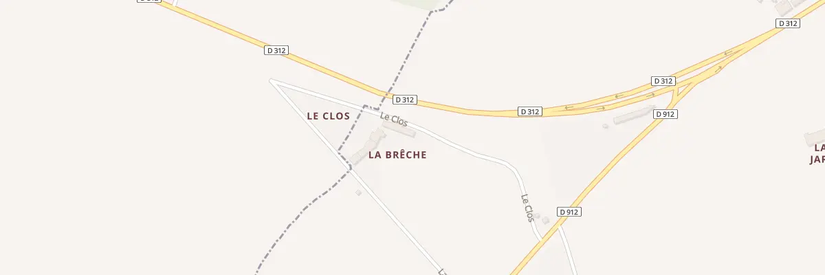 Plan du 68 La Breche à Villiers-sous-Mortagne