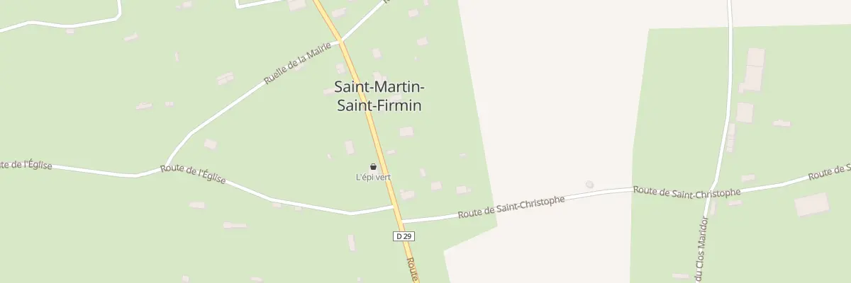 Plan du 131 Rte de Saint Georges à Saint-Martin-Saint-Firmin