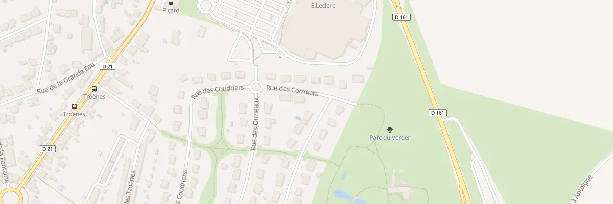 Plan du 17 Rue des Cormiers à Châtellerault