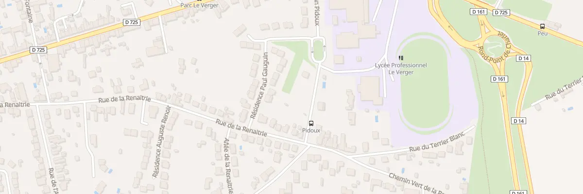 Plan du 109 Rue de la Renaitrie à Châtellerault