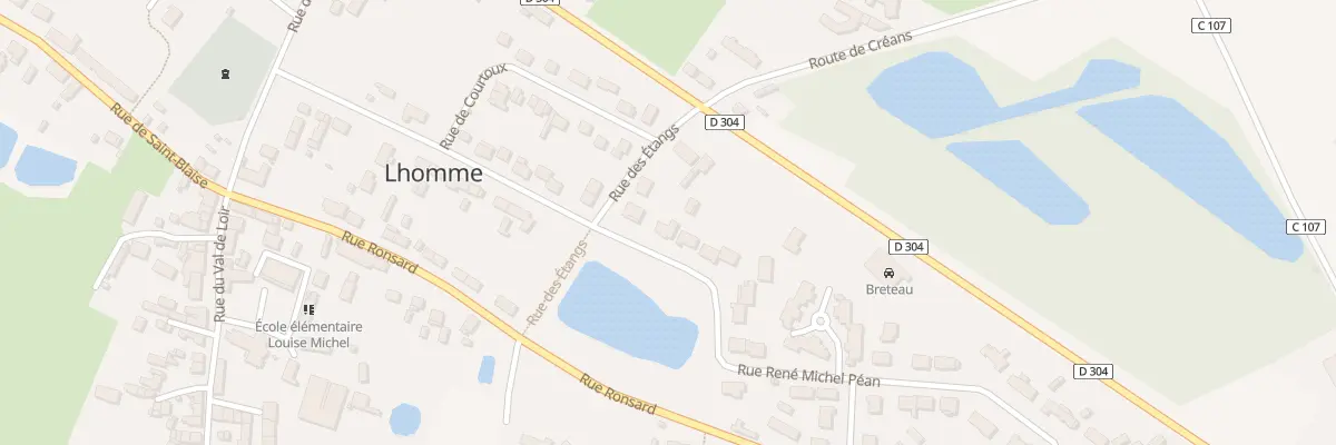 Plan du 3 Rue René Michel Péan à Lhomme