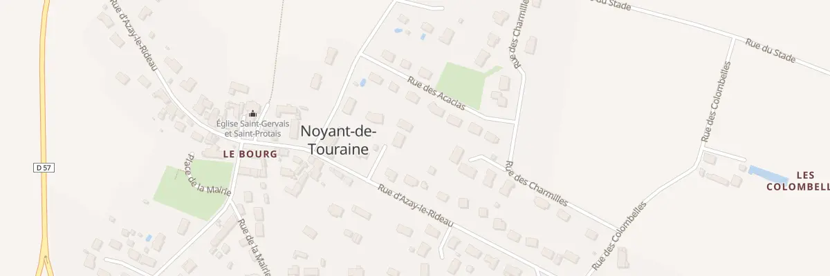 Plan du 21B Rue d’Azay le Rideau à Noyant-de-Touraine