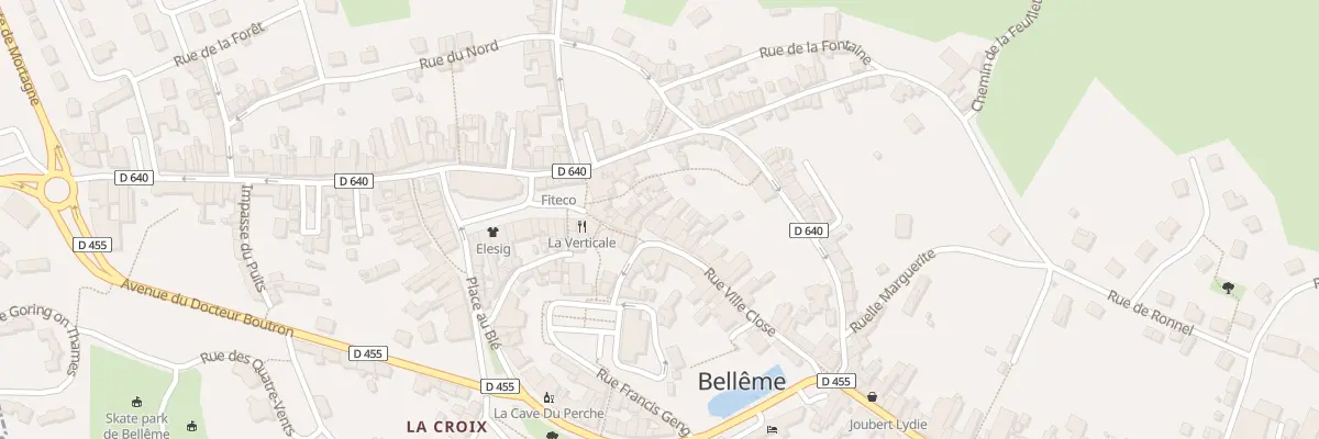 Plan du 15 Rue Ville Close à Bellême