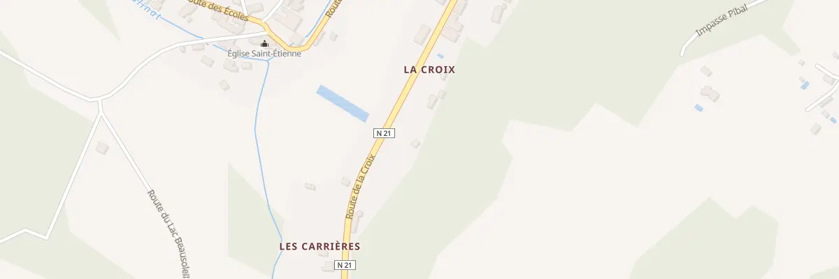 Plan du 535 Rte de la Croix à Campsegret