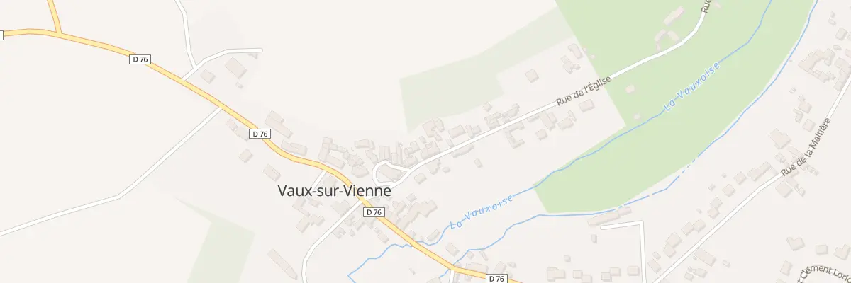 Plan du 9 Rue de l’Eglise à Vaux-sur-Vienne