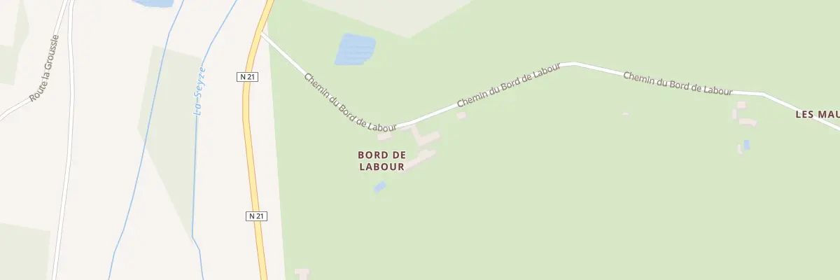 Plan du 54 Bord de Labour à Campsegret