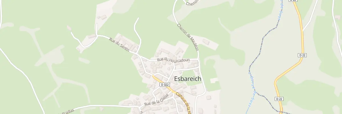 Plan du 8 Rue du Hourcadoun à Esbareich