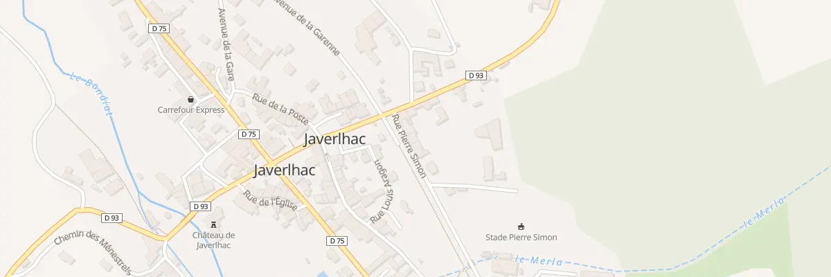 Plan du 5003 Rue du Cimetiere à Javerlhac-et-la-Chapelle-Saint-Robert