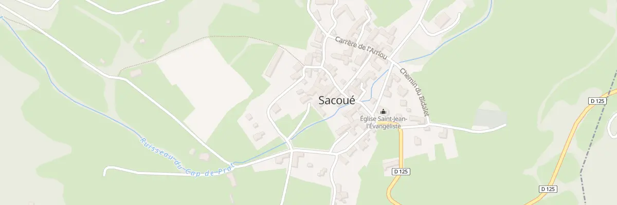 Plan du 5059 Village de Sacoue à Sacoué