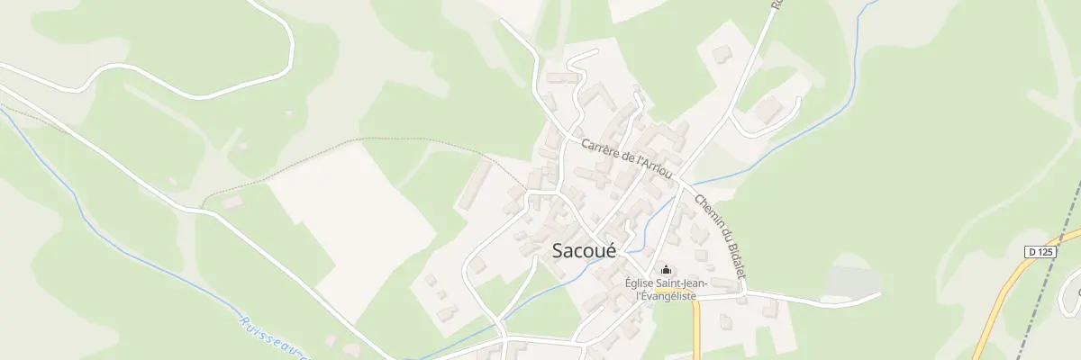 Plan du 5030 Village de Sacoue à Sacoué