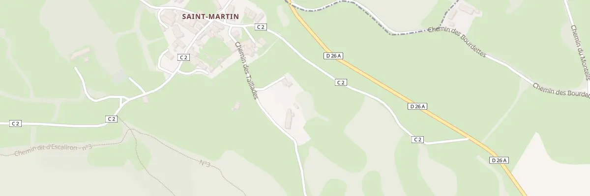 Plan du 29A Saint Martin à Saint-Bertrand-de-Comminges