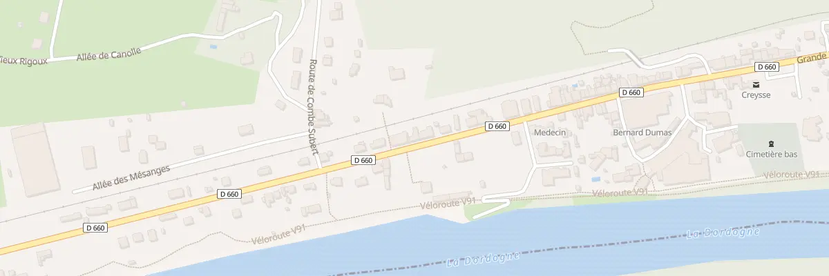 Plan du 9 Gr Grande Rue à Creysse