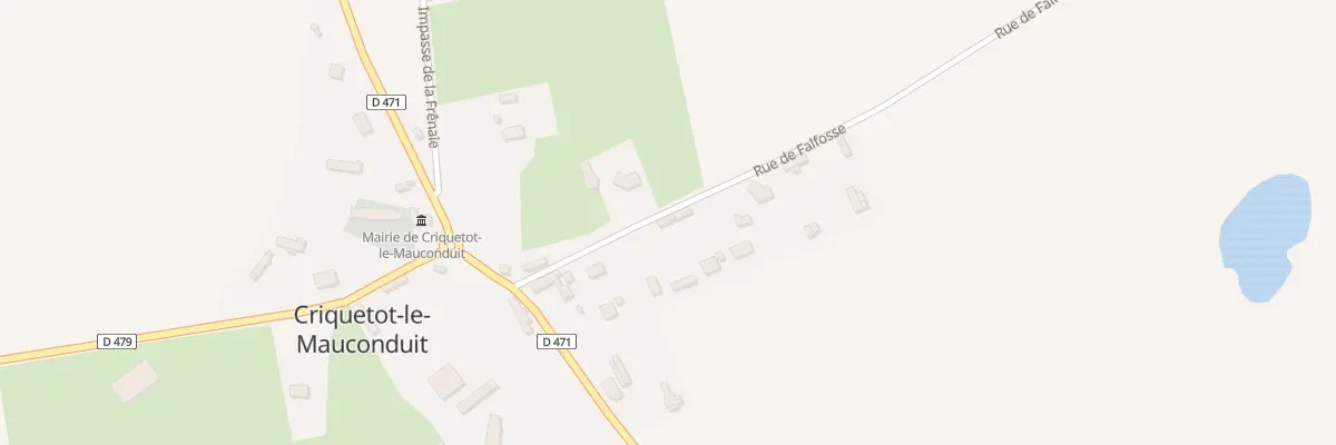Plan du 8 Rue de Falfosse à Criquetot-le-Mauconduit