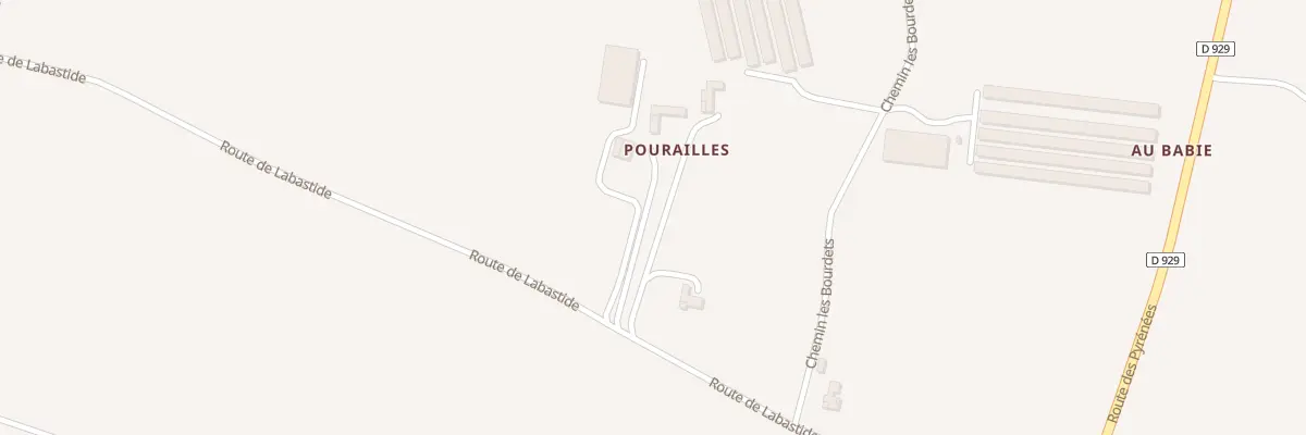 Plan du 5008 Aux Pourailles à Panassac