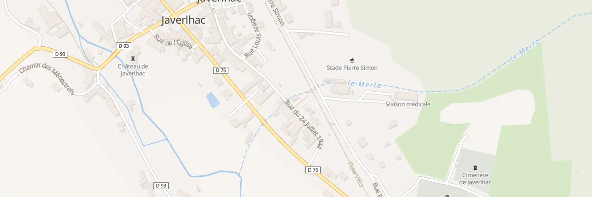 Plan du 5115 Rue de la Poste à Javerlhac-et-la-Chapelle-Saint-Robert
