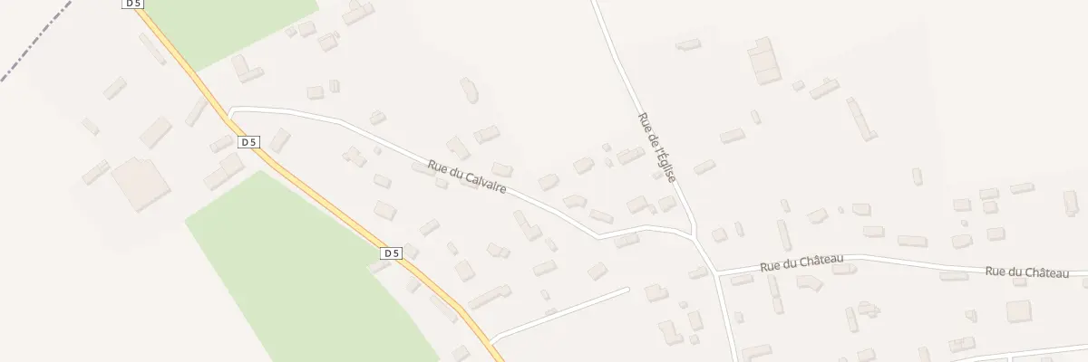 Plan du 13 Rue du Calvaire à Gerponville