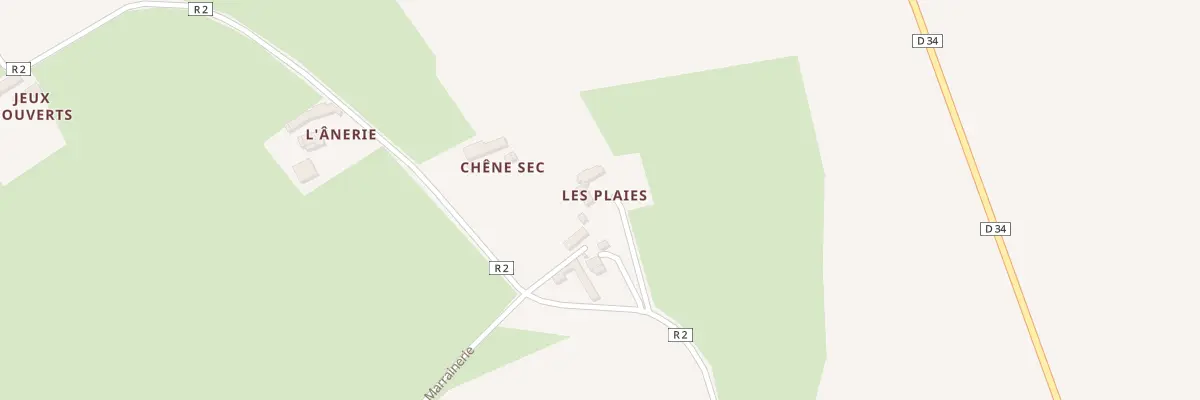 Plan du 2 Les Plaies à Maisoncelles