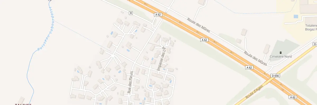 Plan du 3 Imp des Lys à Roquefort