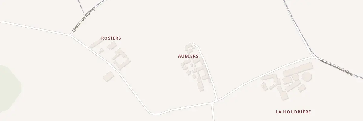 Plan du 17 Les Aubiers à Pouzay