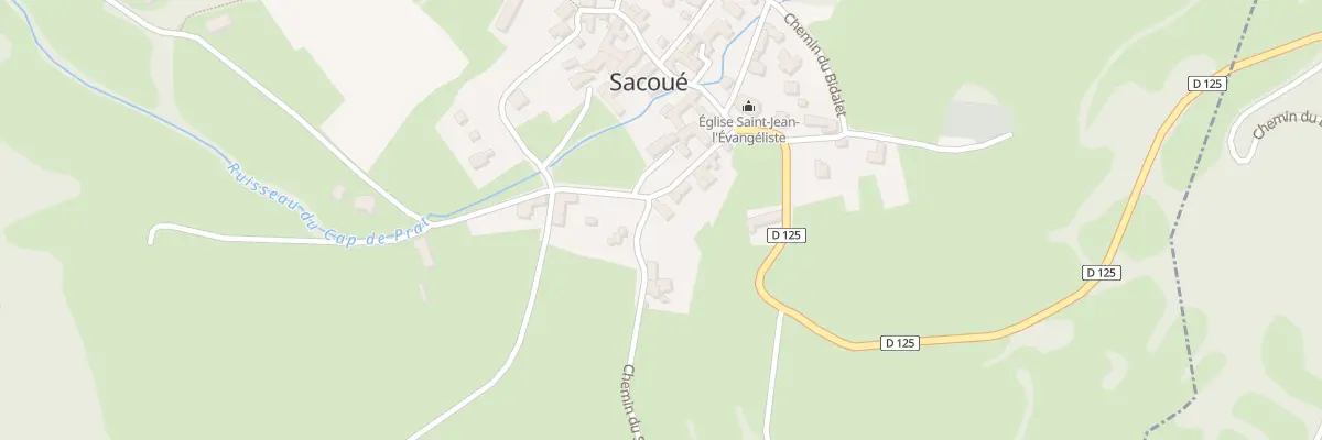 Plan du 7 Che du Sarrat à Sacoué