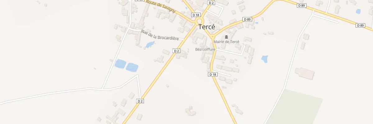 Plan du 5 Rte de Fleure à Tercé