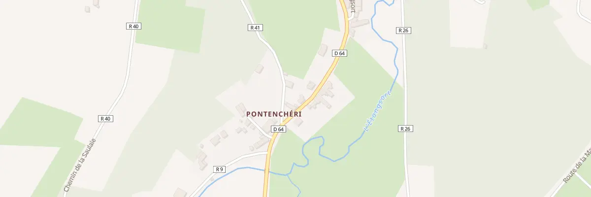 Plan du 6 Rue du Pontencheri à Courdemanche