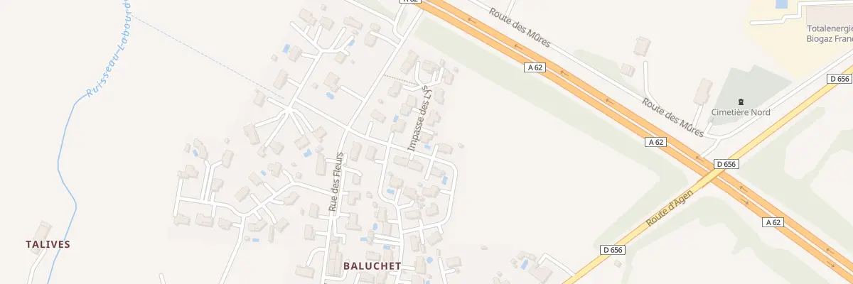 Plan du 11 Imp des Lys à Roquefort