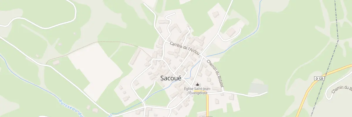 Plan du 5024 Village de Sacoue à Sacoué