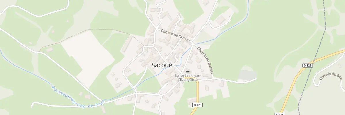 Plan du 5045 Village de Sacoue à Sacoué