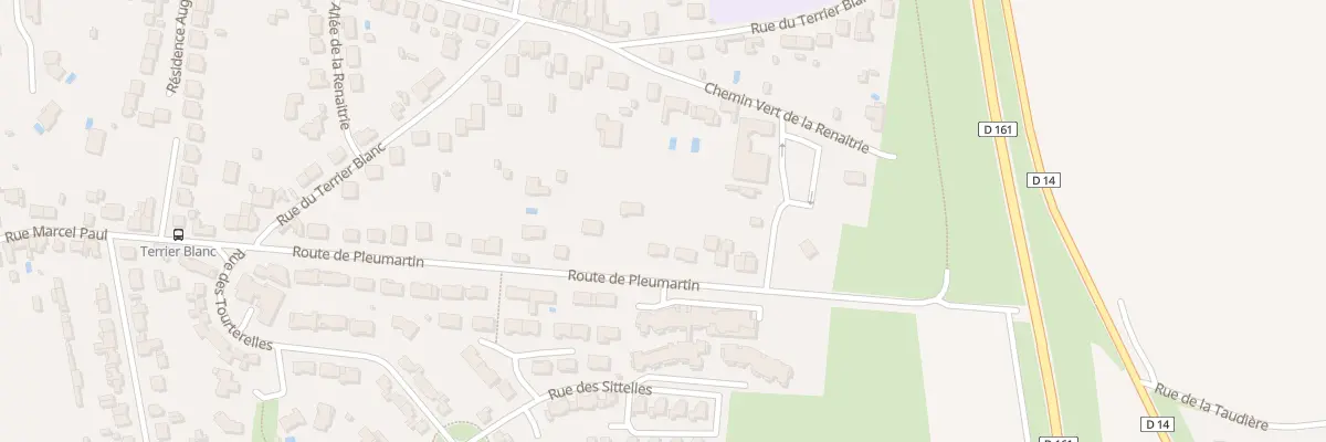 Plan du 91 Rte de Pleumartin à Châtellerault