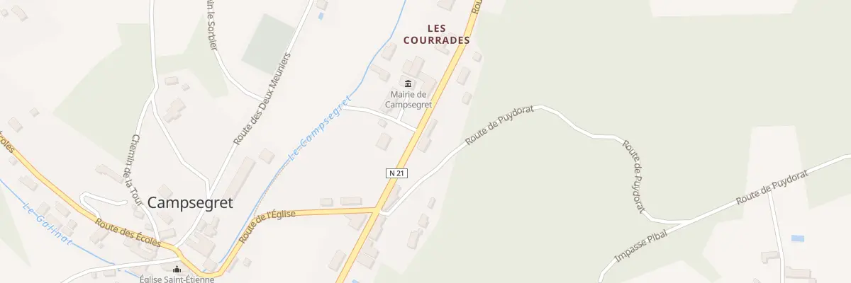 Plan du 31 La Croix Nord Est à Campsegret