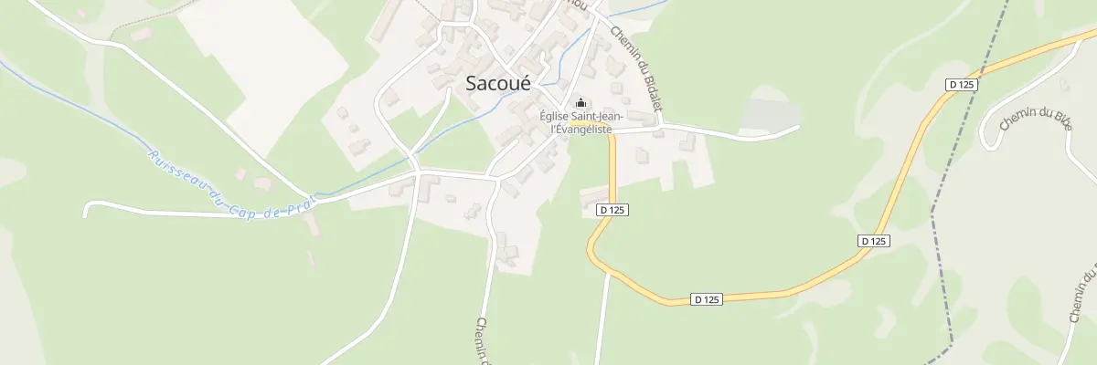 Plan du 5008 Village de Sacoue à Sacoué
